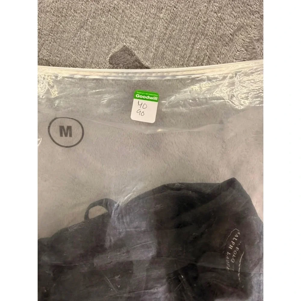 Polo Ralph Lauren Sleepwear Men's Pajama Pants S Black Drawstring Closure Cotton